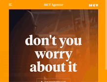 Tablet Screenshot of mct-agentur.com